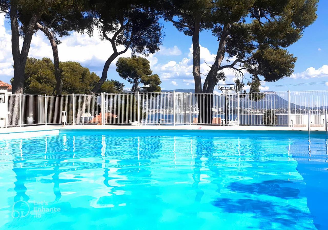 T1 Avec Piscine A 300M Des Plages Pour 4 Personnes - Residence Saint Elme La Seyne-sur-Mer Exterior foto